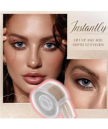 Anjoize Eyelid Lift Eyelid Tape Eye Lift Tape for Droopy Lids 600 Pairs Instant Eyelid Lifting Strips (Round box Skin tone S+L) - Buy Online on GoSupps.com