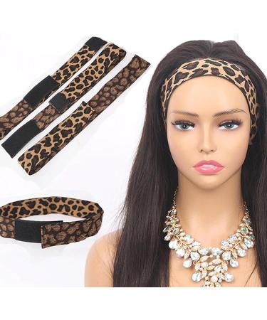 Lace Melting Bands Leopard Print Pattern Adjustable Wig Edge Laying Elastic Bands Baby Hair Elastic Bands Headband for Lace Frontal Melt Wig Edge Laying Bands 4cm - Buy Online on GoSupps.com