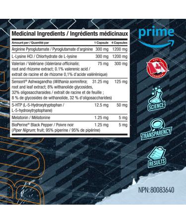 Blue Star Nutraceuticals GH PEAK - Natural Sleep Aid & Advanced GH Optimizer w/Ashwagandha - Burn Build & Restore while you Sleep Deeper - 120 Veggie Capsules - Buy Online on GoSupps.com