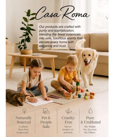 Casa Roma Heaven s Blossom Aroma Oil Premium Cold-Air Diffuser Oil Blend with Magnolia Cherry Blossom Jasmine & Vanilla Compatible with Casa Roma & Waterless Diffusers (120ml Bottle) - Buy Online on GoSupps.com