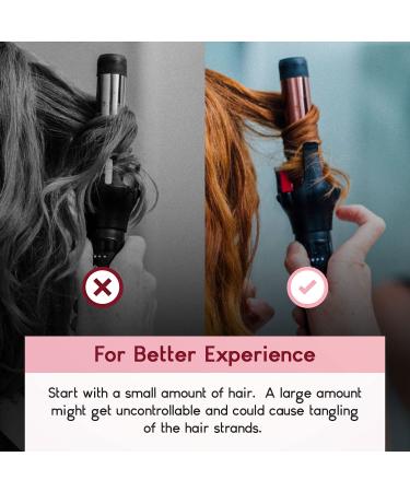 Farrah Automatic Hair Curling Iron Wand 1 Inch - Professional Curling Tool for Effortless Waves | International Shipping Available - Buy Online on GoSupps.com