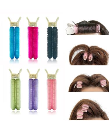 Velcro Hair Clips for Volume Volumizing Hair Clips DIY Styling Tools for Women and Girls (6PCS)