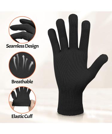 Migliore Wear Eczema Gloves for Adults - Moisturizing Cotton Gloves for Dry Hands - Touchscreen Black Gloves 2 Pairs - Men Women - Black-S/M - Buy Online on GoSupps.com