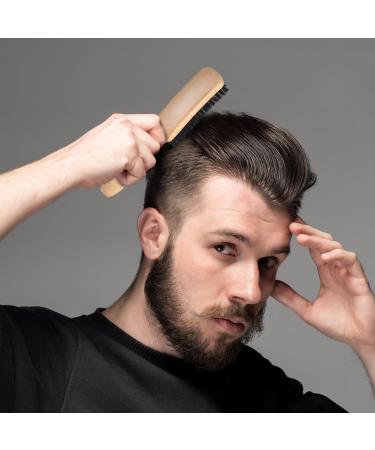 Bestool Wild Boar Hairbrush - Natural Bristle Brush for Women Men & Children | Thin & Fine Hair & Beard | Black Walnut Handle - Buy Online on GoSupps.com