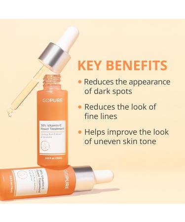 goPure 30% Vitamin C Power Treatment Improved Formula - Buy Online on GoSupps.com