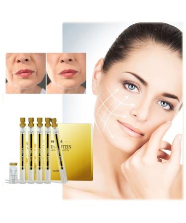 Instalift Protein Thread Lifting Set Skin Care Absorbable Collagen Threads and Nano Gold Essence Combination for Face Lift Korean Face Serum Active Collagen Silk Thread Reduce Fine Lines