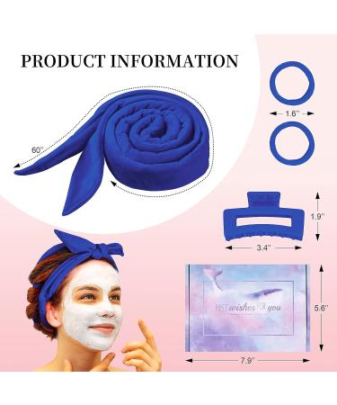 Heatless Curlers Set - 60 Extra-Long Hair Bands for Overnight Curls | Locken Winders for Medium to Long Hair (Dark Blue) - Buy Online on GoSupps.com