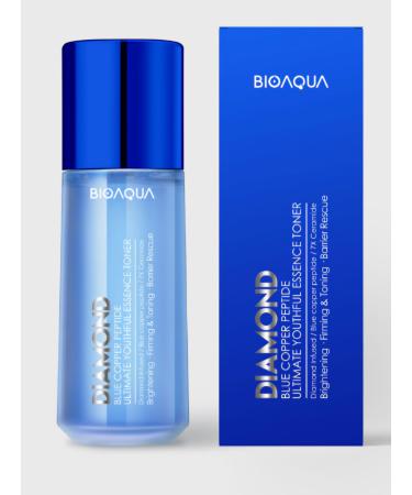 Diamond Blue Copper Peptide Essence Toner Brightening and Firming Youth-Restoring Facial Toner
