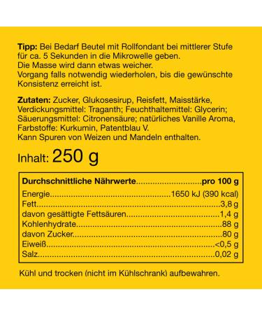 Buy G nthart Backdecor Green Fondant 250g - 100% Vegan Palm Oil-Free Tear-Resistant Cake Decorating - International Shipping Available - Buy Online on GoSupps.com