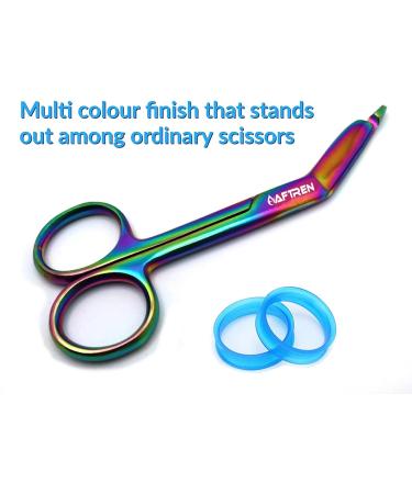 High-Quality 5.5-Inch Graved Care Association Scissors for Veterinary Nurses | Ideal Gifts for Vet Techs | Robust Hospital Trauma Scissors - Buy Online on GoSupps.com