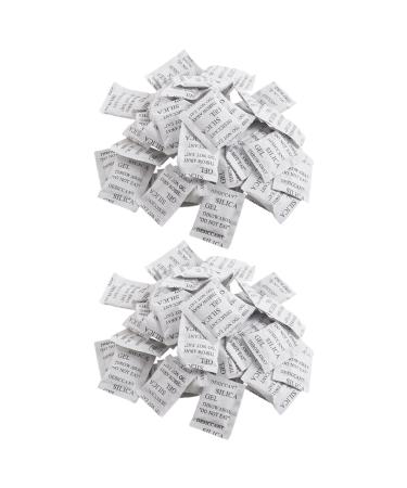 suoera 100pcs Silica Desiccant Moisture Absorber Bags Pouch