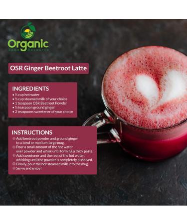 Organic Beet Root Powder | 8 oz or 226g | USDA Organic Approved Raw and Non GMO | Nitric Oxide Booster Increases Stamina and Circulation | Vegan | 100% Raw from India by SHOPOSR(8oz) 8 Ounce (Pack of 1) - Buy Online on GoSupps.com
