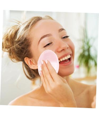 POPETPOP Facial Scrubber Exfoliator Man-made fiber plastic soft cleaning brush pebble cleaner brush wash brush brush Scrub soft fur makeup brush cleansing brush washbasin brush - Buy Online on GoSupps.com