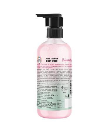 Buds & Berries Detox & Refresh Bulgarian Rose Body Wash - Paraben-Free & Soap-Free Shower Gel 300ml - International Shipping Available - Buy Online on GoSupps.com