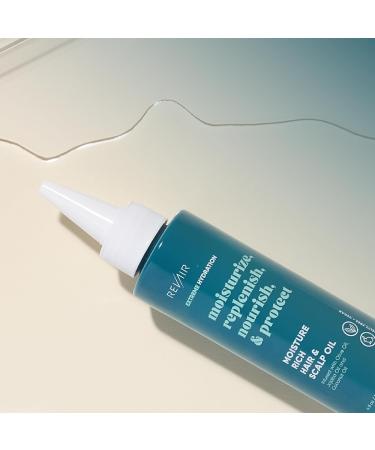 REVAIR Moisture Rich Hair & Scalp Oil - Lightweight Daily Hair Oil for Frizzy Dry and Curly Hair | 4 Fl Oz Hydrating Solution - Buy Online on GoSupps.com