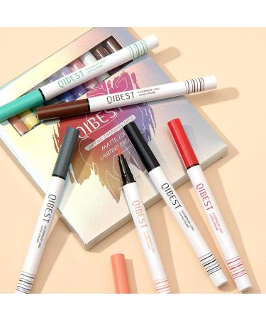 12 Colored Eyeliners Pen Set Waterproof Smudge-Proof Eye Shadow Pencil Liquid Eyeliner Makeup Set Long-Lasting High Pigmented Rainbow Eyeliner Pencils Kit Glitter Eye Liners for Women #5*12colour - Buy Online on GoSupps.com