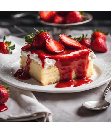 Buy Seductive Strawberry Dessert Sauce - 600g Versatile Topping for Creative Desserts | Delicia - Buy Online on GoSupps.com