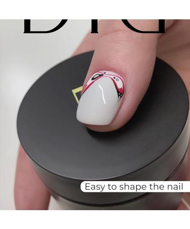 Didier Lab - Premium Intensive White Solid Builder Gel for Nails - Hard Gel Builder for Extension - Nail Strengthener - LED UV Builder Gel for Nails - Split Nail Repair - Nail Hardener Gel - 15 ml 15 ml (Pack of 1) Intensive White - Buy Online on GoSupps.com