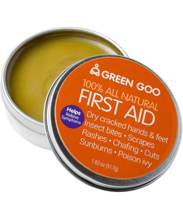 Green Goo Natural Skin Care Salve First Aid Skin Repair Cream 1.82-Ounce Large Tin 3-Pack - Buy Online on GoSupps.com