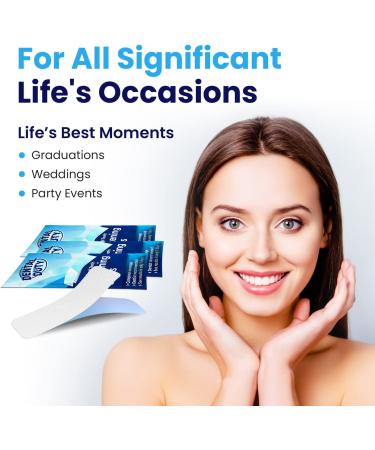 Dental Duty Sensitive Teeth Whitening Strips - Vegan Stain Remover for Coffee & Tea Stains - 28 Strips for a Brighter Smile with One Application - Buy Online on GoSupps.com