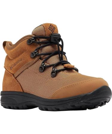 Columbia Fairbanks Mid Big Kid Boots | Elk/Black | Sizes 4 Big Kid | Unisex-Child 8-12 Years - Buy Online on GoSupps.com