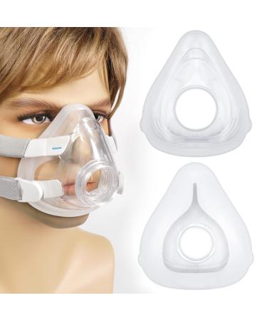 TUSOA 2 Packs Replacement Cushion Compatible with Airfit F20 Medium - Covers Nose and Mouth Reliable Seal & Comfortable Fit