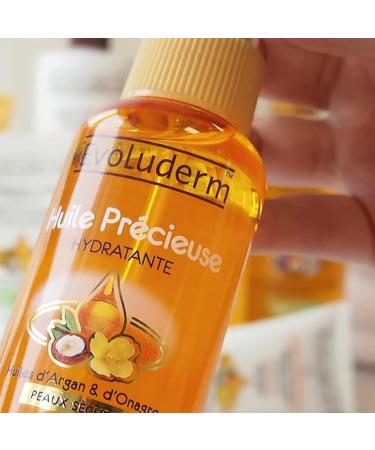 EVOLUDERM - Moisturizing Oil Precious Oil - 100ml - 99% Natural Origin - Vegan - Made in France - Pack of 3 x 100 ml - Buy Online on GoSupps.com