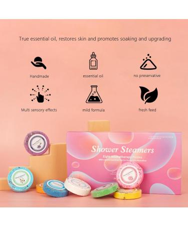 Bath B mbs | 8 Natural Essent al Oils Slimming Bath B mbs | Natural Bath B mbs Set | Bubble Bath B mbs | Cented Ar ma Shower Bath Bombs for Women - Buy Online on GoSupps.com