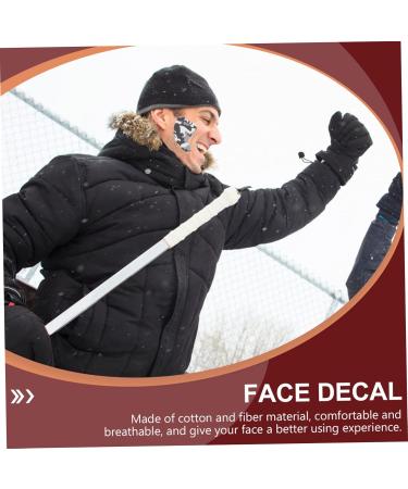 Ipetboom 2ensembles Autocollant Visage Sports Hiver Coupe-Vent Protection Solaire UV Autocollant Visage Ski - Buy Online on GoSupps.com