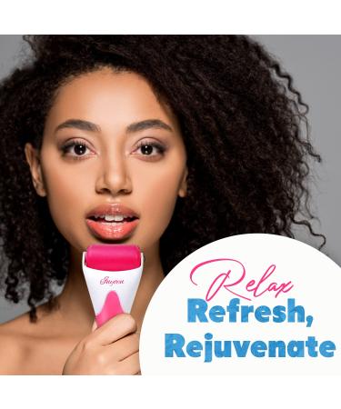 INYOEN Facial Massager Set | Frozen Skincare Accessories for Face, Eyes & Body | Ice Roller for Puffiness, Migraine Relief, Wrinkles & Sun Damage | Green & Pink Options - Buy Online on GoSupps.com