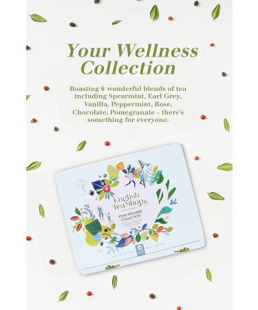 English Tea Shop Organic Your Wellness Collection Gift Tin 36 Tea Bag Sachets - 6 Different Flavours - Buy Online on GoSupps.com