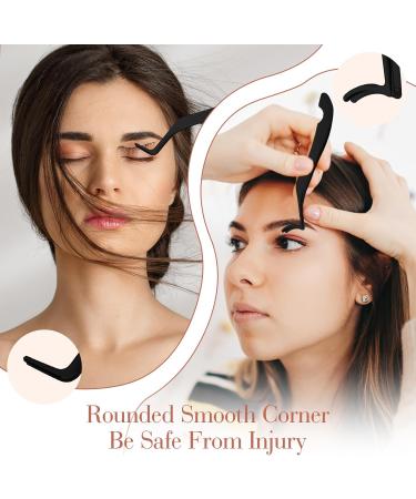 simarro 3 Pcs Eyelash Applicator Tool Set False Eyelashes Applicator Tool Remover Clip Professional Eyelashes Tweezers Curved Eyelash Eyebrow Curler for Beginners Makeup Artists (Black) - Buy Online on GoSupps.com