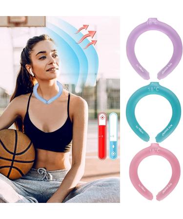 JIAWEIIY Neck Cooling Tube Wearable Cooling Neck Wraps Ice Gel Neck Cooler Wrap Reusable (B) - Buy Online on GoSupps.com