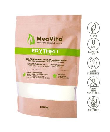 Meavita Almond Flour - Natural Blanched Ground Almonds (1000g) | Protein-Rich & Calorie-Free Sugar Alternative for Baking - 1kg Pack - Buy Online on GoSupps.com