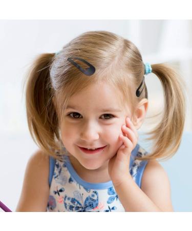 40 Piece Snap Hair Clips Set - Large Metal Nonslip Barrettes for Women and Girls - Hair Pins Hair Accessories (Black) - Sizes: 3.5 3.1 2.8 2.4 2 - Durable and Stylish - Buy Online on GoSupps.com
