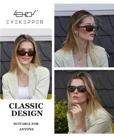 Eyekepper Round Bifocal Sunglasses - Plastic Frame DEMI Brown Lenses +1.50 Strength - Stylish Sun Readers for Clear Vision - Buy Online on GoSupps.com