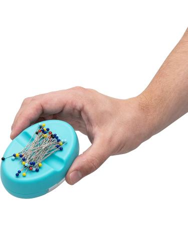 Magnetic Pin Cushion Set with Bonus Wristband Holder & Pin Drawer - Includes Silicone Band Bracelet | Keep Your Pins Safe and Handy - Buy Online on GoSupps.com