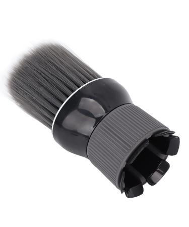 Barber Neck Hair Duster Brush with Hair Dryer Inlet Professional Neck Duster Brush Soft Nylon Wool Hair Sweeping Brush for Salon Hair Cutting