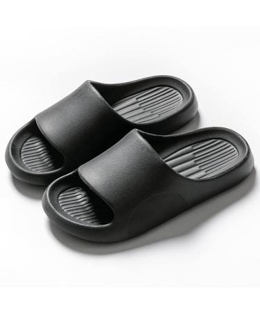 Waldl ufer Women's & Men's Slippers Sandals Anti-Slip Indoor/Outdoor Shoes EVA Material Size 39/40 Black - Perfect for Comfort at Home & Beyond - Buy Online on GoSupps.com