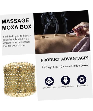 Coolhiya 10-Pack Cardboard Moxibustion Holders - Ideal for Chinese Patch Massage & Travel | Moxa Gel Tools - Buy Online on GoSupps.com