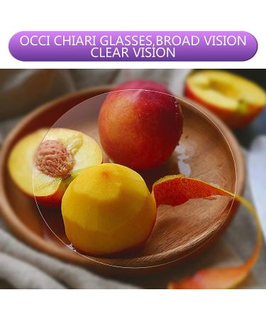 OCCI CHIARI Women's Oversized Reading Glasses Readers | Transparent Frames (1.0x 6.0x) - Buy Online on GoSupps.com