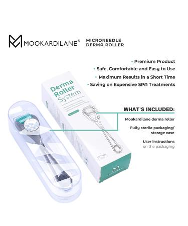 Sterilized 192 Stainless Steel Beard Hair Derma Roller - MOOKARDILANE - Buy Online on GoSupps.com