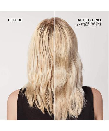 Redken Routine For Blonde and Bleached Hair Set of Shampoo Conditioner and Mask Corrects and Neutralizes Yellow and Copper Tones With Triple Acid Protein Complex Blondage - Buy Online on GoSupps.com