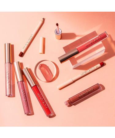 Seawave Nude Lip Liner and Lipstick Set - 12 Pcs Long Lasting Waterproof Matte Lipgloss for Black Mature Women - Makeup Gift Set - Buy Online on GoSupps.com