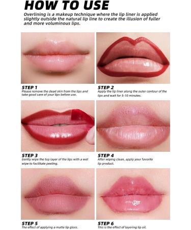  G n rique Peel-off liquid lip tint | 3x matte waterproof and moisturizing peel-off colorants - No discoloration pigment cosmetic lipliner makeup - shine and shine - Buy Online on GoSupps.com