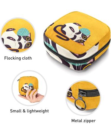 Womens Bonds Storage Pockets Stillpad Keeper - Portable Cartoon Cat Period Kit Bag for Girls - Buy Online on GoSupps.com