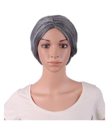 Mapofbeauty 10 Dark Gray Grandmother Hair Fibers Wig Perfect for Cosplay and Themed Parties - Buy Online on GoSupps.com
