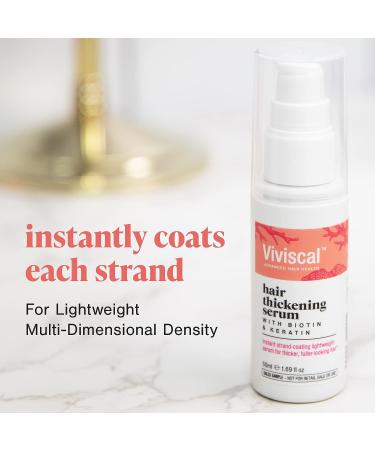 Viviscal Hair Growth Bundle for Women: Supplements for Thicker Hair + Thickening Serum - Buy Online on GoSupps.com
