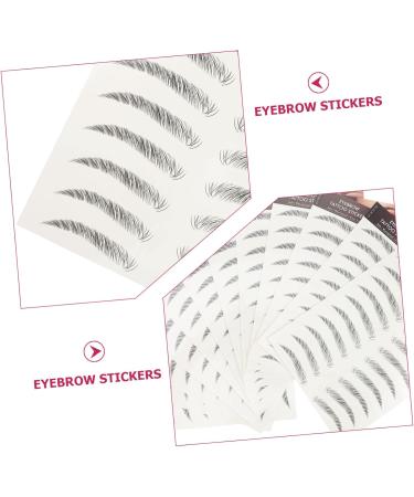 Balacoo 24 Pcs Eyebrow Stickers Beauty Tools Eyebrows Cejas Eyebrow Tattoos Stickers Artificial Post 3d - Buy Online on GoSupps.com