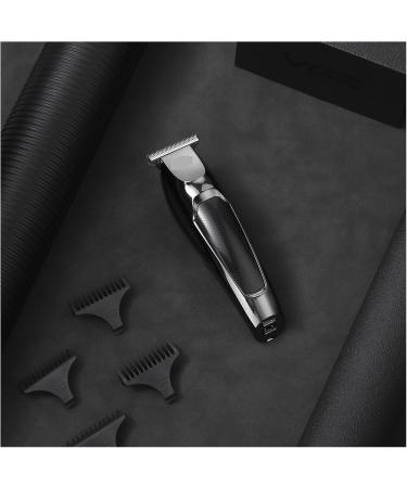 Professional Rechargeable T Shape Blade Razor - Best Balding Hair Trimmer with LCD Display - Black - Buy Online on GoSupps.com